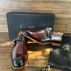 ˚₊‧꒰ა ☆ ໒꒱ ‧₊˚Giovacchini Preowned Men's Oxford Dress Shoes Sz 9.5 D (DS-5D)